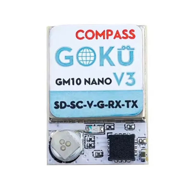 Drone Compass - GOKU GM10 Nano V3 GPSモジュールは、ドローンナビゲーション測位用に信号受信を強化し、内蔵コンパスを搭載し、高精度を実現します。