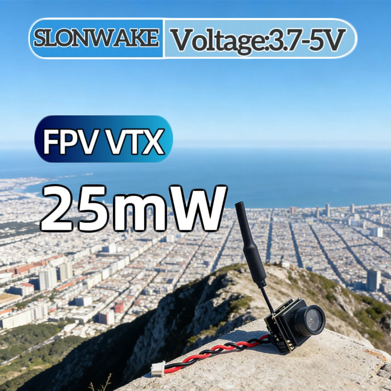 SLONWAKE FPV 25mW パワーシミュレーション  - Drone Camera のレビューと価格
